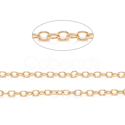 Brass Cable Chains CHC-S003-11G-1