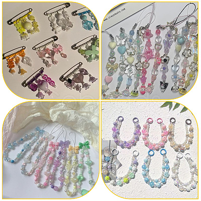 Acrylic & Plastic Beads Kits MACR-SP0001-49B-1
