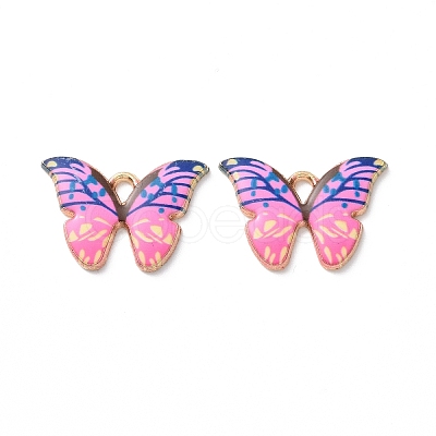 Alloy Enamel Pendants PALLOY-M200-01LG-C-1
