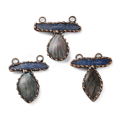 Natural Kyanite & Labradorite Big Pendants G-A227-04R-1