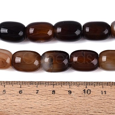 Natural Agate Beads Strands G-Q606-97B-06-1