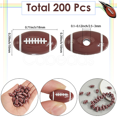200Pcs Craft Style Acrylic Beads MACR-SP0001-90-1
