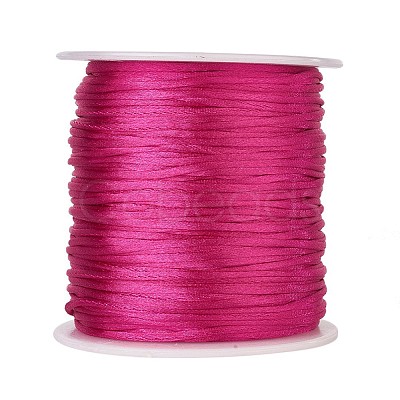 Nylon Satin Rattail Cords NWIR-JP0013-1.0mm-129-1