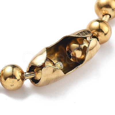 304 Stainless Steel Ball Chain Necklaces CHS-F009-01H-45cm-G-1