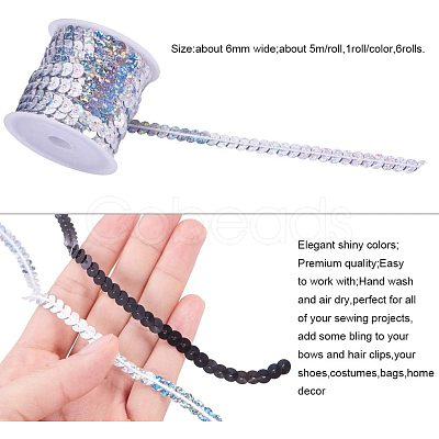 Eco-Friendly Plastic Paillette Beads PVC-PH0001-05-1
