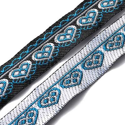 Ethnic Style Polyester Ribbon OCOR-WH0047-37D-1