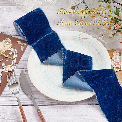 Flat Velvet Ribbons OCOR-WH0078-91A-06-1