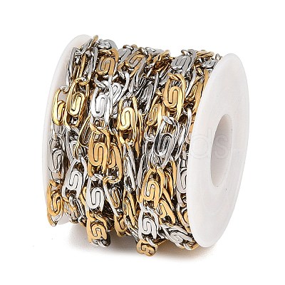 Two Tone 304 Stainless Steel Lumachina Chains CHS-P028-04A-1
