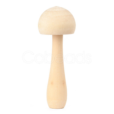 Schima Superba Wooden Mushroom Children Toys WOOD-TAC0004-07B-1