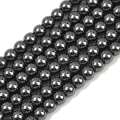 Synthetic Non-magnetic Hematite Beads Strands GG-CBAB93D-B01-4mm-1