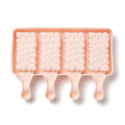Food Grade DIY Rectangle Ice-cream Silicone Molds DIY-D062-03C-1