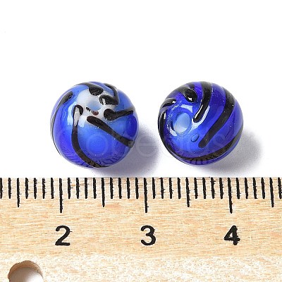 Handmade Transparent Lampwork Beads BLOW-D300-08G-1