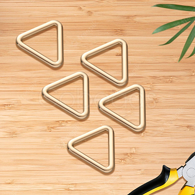 20Pcs Triangle Alloy Linking Rings FIND-CY0001-17G-1