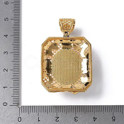 Natural Howlite Rectangle Pendants KK-K399-18A-02-1
