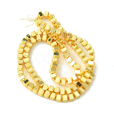 Electroplated Synthetic Non-Magnetic Hematite Beads Strands G-H020-I01-02-1