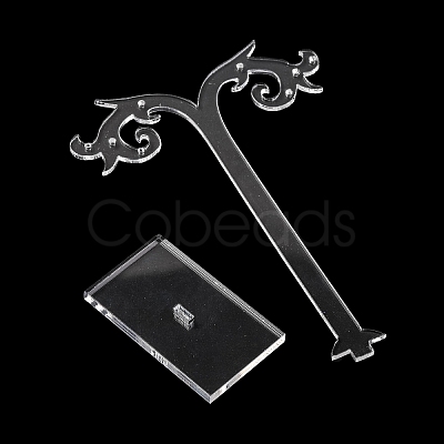 Acrylic Earring Display Tower Set EDIS-K004-01A-1