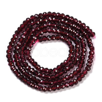 Natural Garnet Beads Strands G-H071-A02-01-1