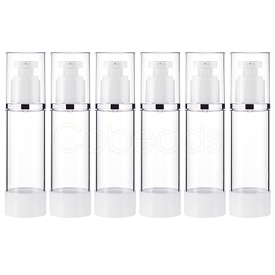 Empty Portable Plastic Airless Pump Bottles AJEW-WH0299-91A-1