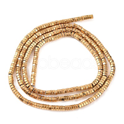 Electroplated Synthetic Non-magnetic Hematite Beads Strands G-H027-F01-01-1