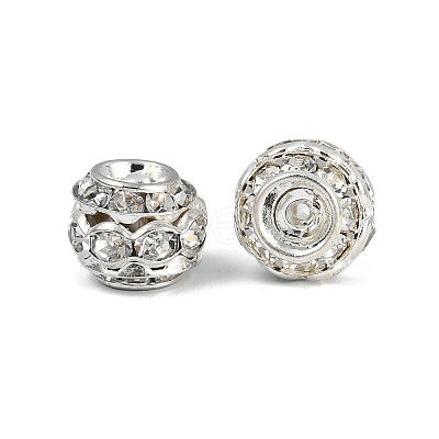 Brass Crystal Rhinestone Beads RB-9X10-1