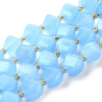 Natural Quartz Dyed Beads Strands G-U023-A02-01-1