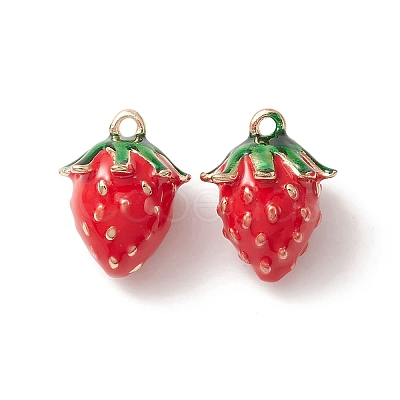 2Pcs Brass Enamel Charms KK-YW0001-79-1