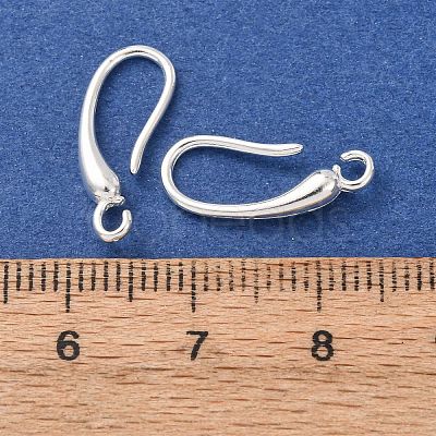 Brass Earring Hooks KK-G604-06S-1