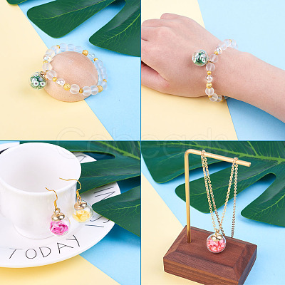Transparent Glass Globe Pendants GLAA-TA0001-07-1