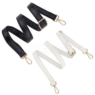 2Pcs 2 Colors Imitation Leather Adjustable Shoulder Strap FIND-WR0003-70-1