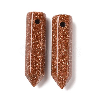 Synthetic Goldstone Pointed Pendants G-D460-01Q-1