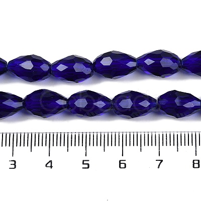 Transparent Glass Beads Strands X-EGLA-N013-T6mm-D07-1