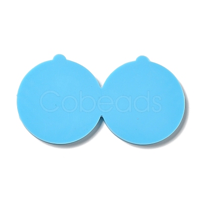 DIY Hollow-out Flat Round Pendant Silicone Molds LS-DIY-I099-37-1