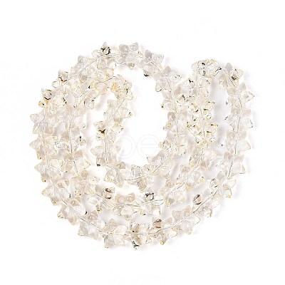 Baking Paint Glass Beads Strands DGLA-N017-01G-1