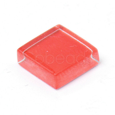 Square Transparent Glass Cabochons GLAA-WH0233-61C-1