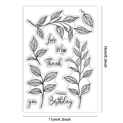 Summer Theme PVC Plastic Clear Stamps DIY-WH0631-0726-1