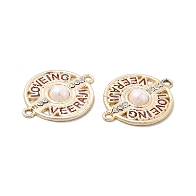 Alloy Enamel Connector Charms FIND-H039-50KCG-1