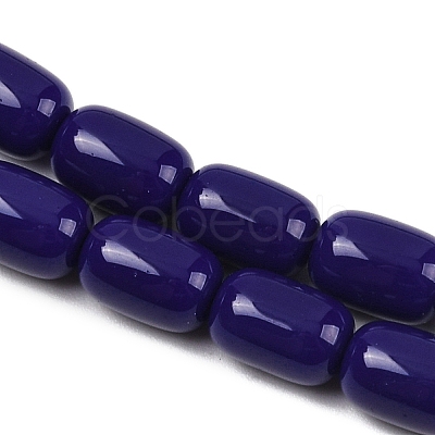 Opaque Glass Beads Strands GLAA-Z015-02D-1