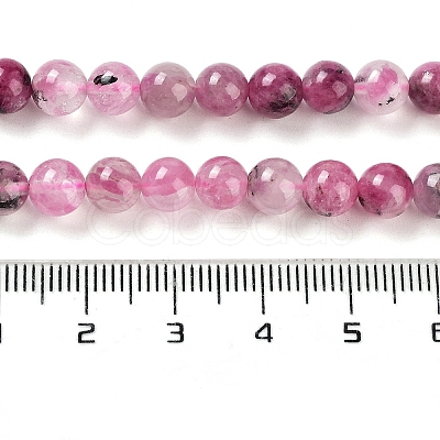 Natural Cherry Blossom Agate Beads Strands G-B076-A02-01-1