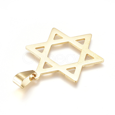 Religion Theme 304 Stainless Steel Pendants STAS-F239-04G-1