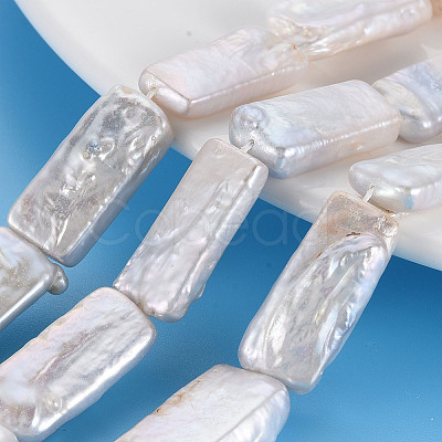 Natural Keshi Pearl Beads Strands PEAR-S020-D03-1