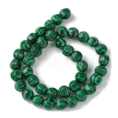 Synthetic Malachite Beads Strands G-H023-A05-01-1