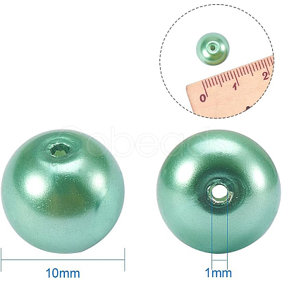 Eco-Friendly Dyed Glass Pearl Round Beads HY-PH0011-01-10mm-1