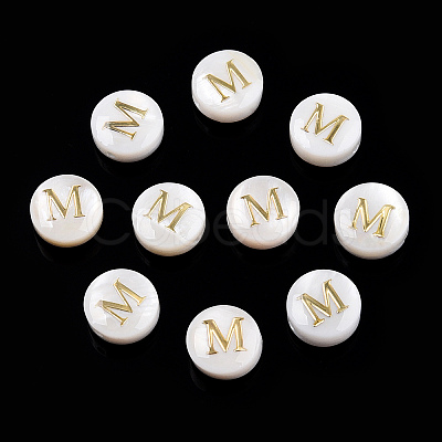 Natural Freshwater Shell Beads SHEL-N036-01M-1