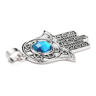 Tibetan Style Alloy Pendants PALLOY-M191-02AS-RS-1