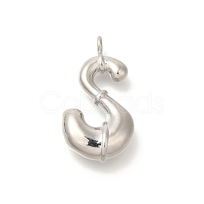 Rack Plating Brass Pendants KK-I722-08P-S-1