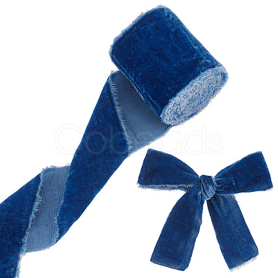 Flat Velvet Ribbons OCOR-WH0078-91A-06-1