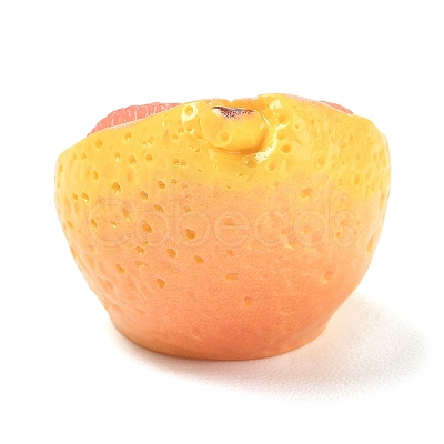 Opaque Resin Imitation Fruit Cabochons RE-CBA068D-03B-01-1