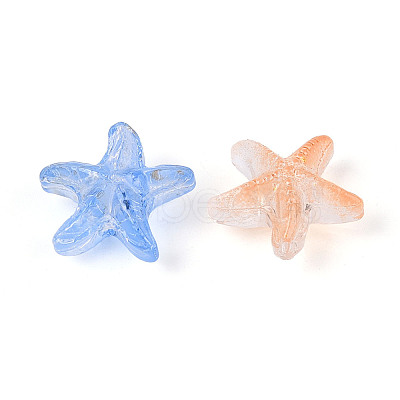 Frosted Glass Beads FGLA-T005-01M-1