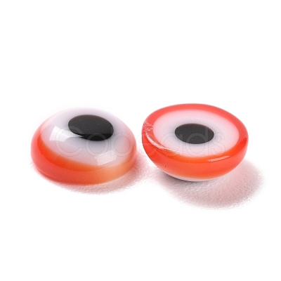 Handmade Lampwork Evil Eye Cabochons LAMP-E022-01A-1