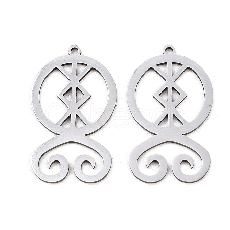 201 Stainless Steel Pendants STAS-I364-16P-1
